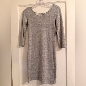 Forever 21 Heather Gray Long Sleeve Dress